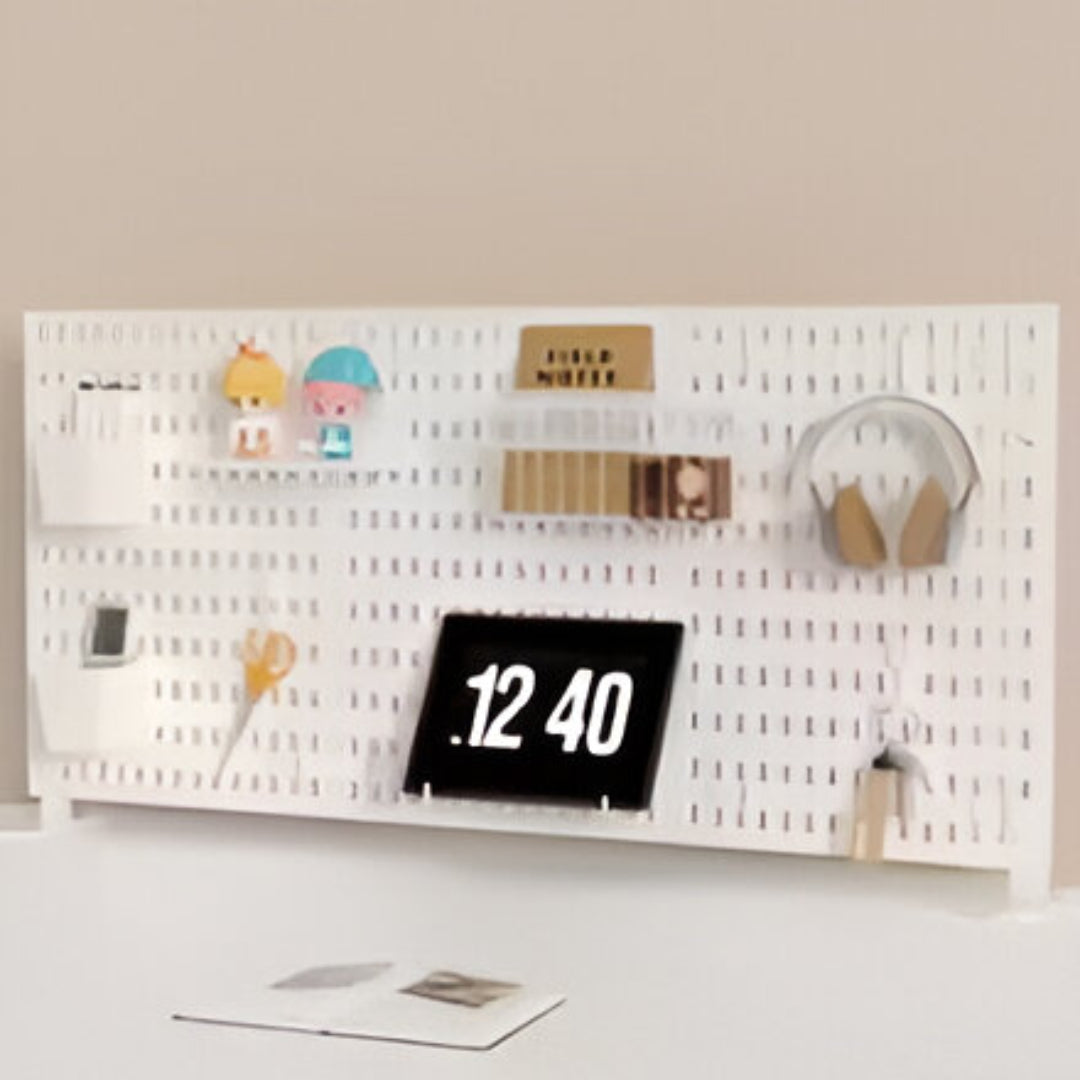 Minimal Desk Pegboard Organizer