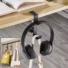 Minimal Adhesive Under-Desk Hooks