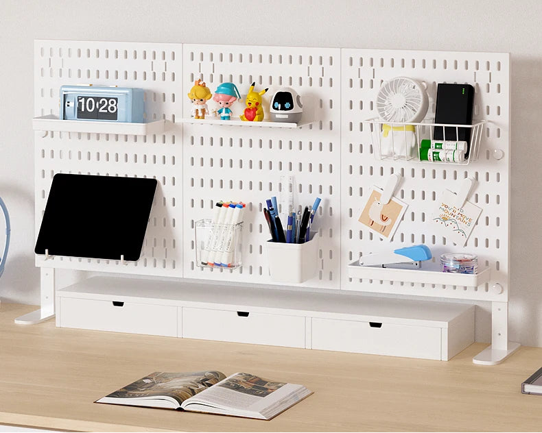 Minimal Desk Pegboard Organizer